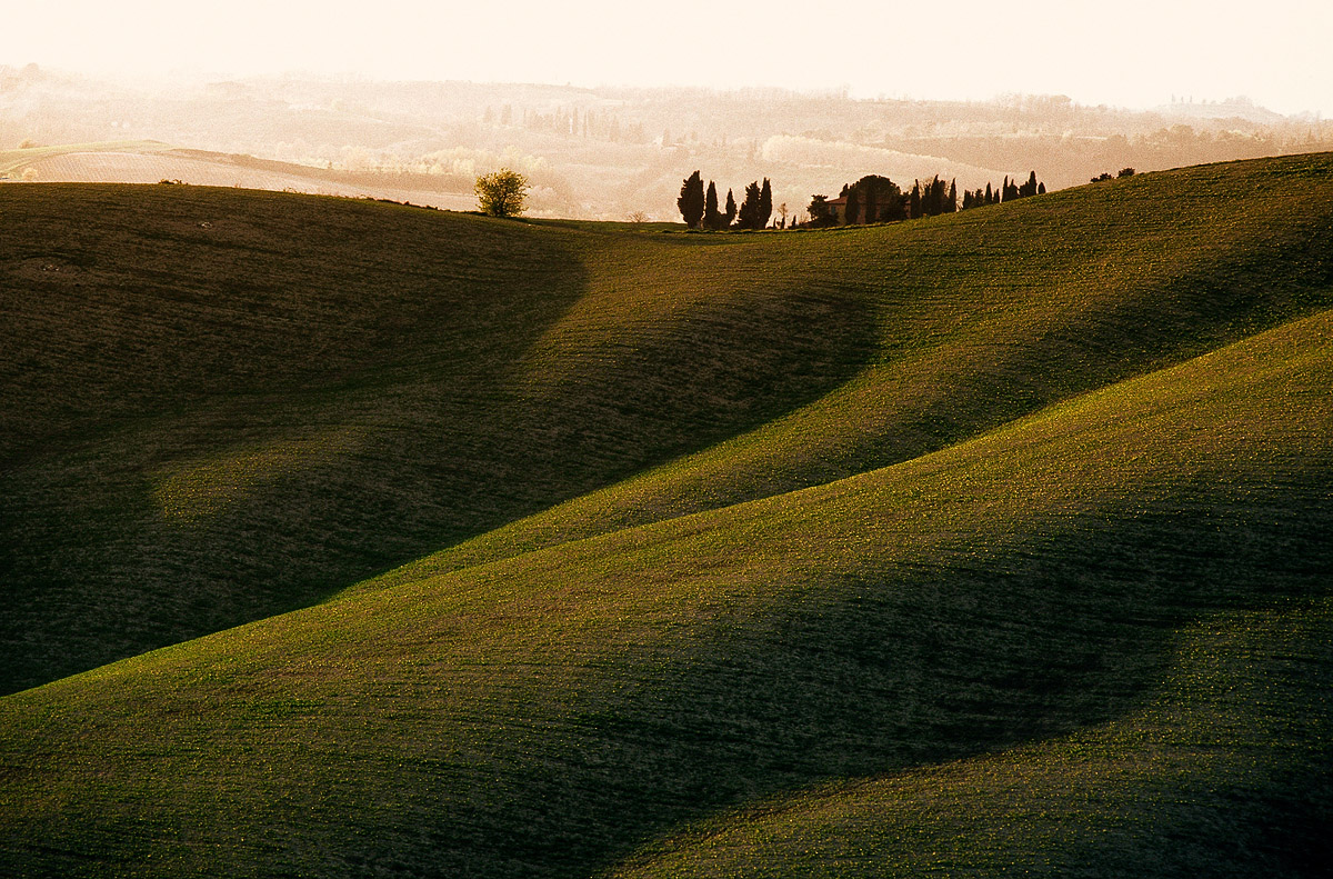 Collines en Toscane