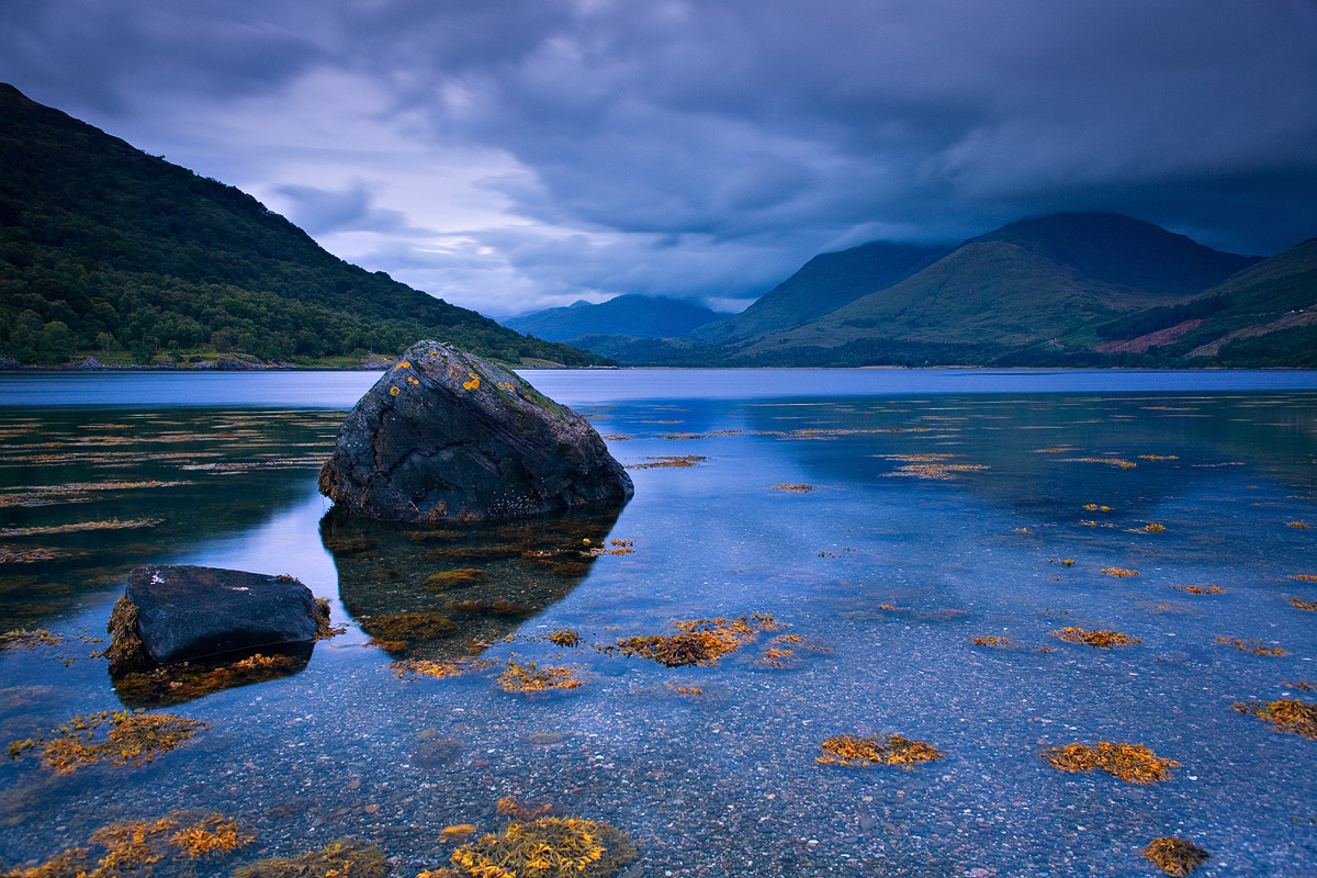 Loch Creran au crepuscule