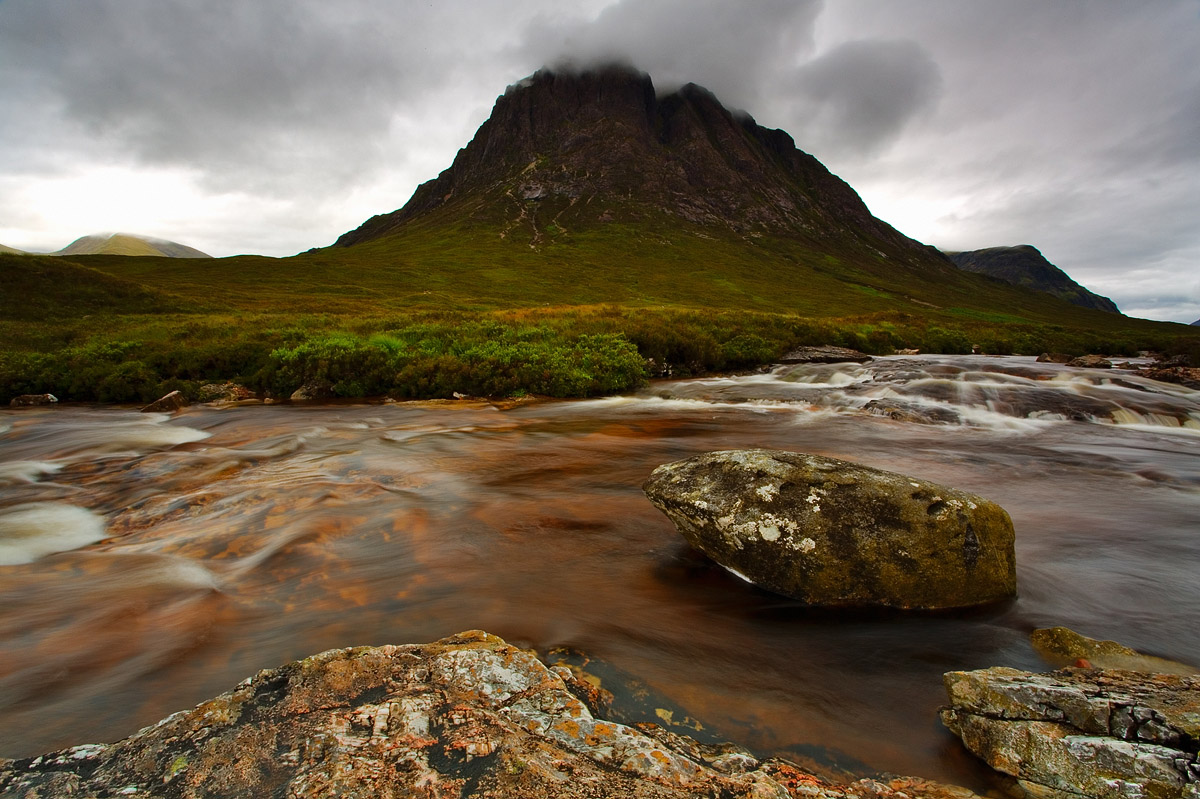 Mauvais temps sur le Buachaille Etive Mor